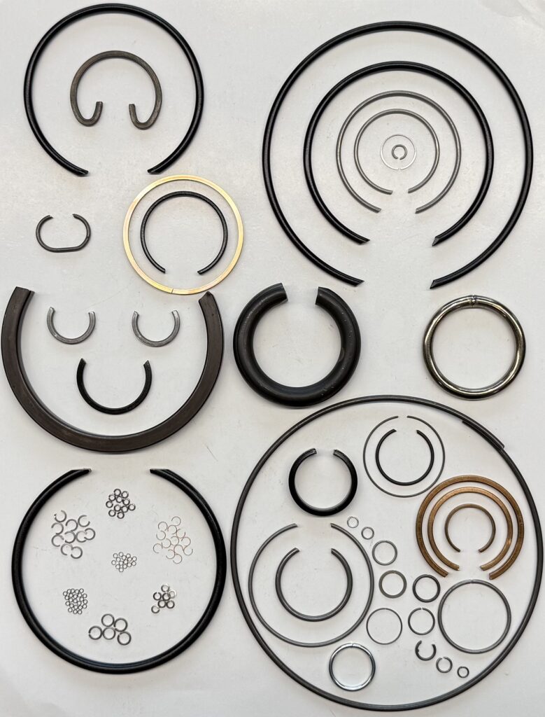 coiled wire rings